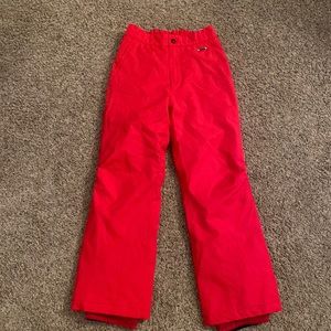 Girls Spyder snow pants size 12 hot pink